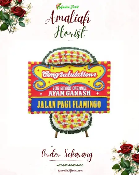 Sewa Papan Bunga Kwaderan